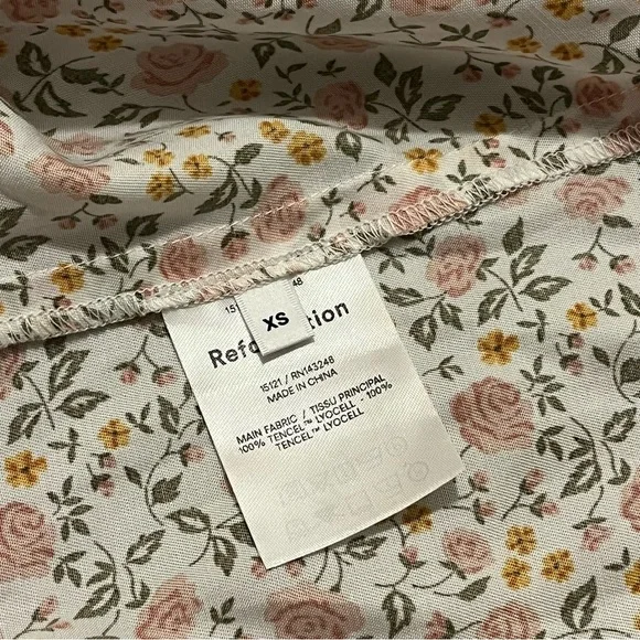 Reformation Jeans Floral Midi Dress NWT - Picture 6 of 8